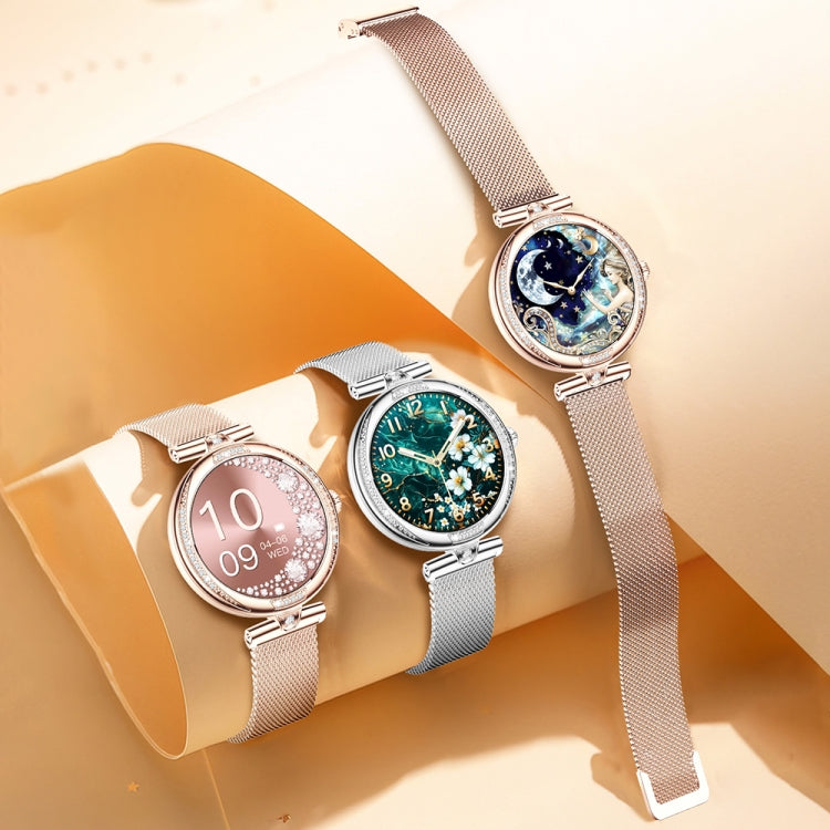 NX17 Pro 1.19 inch AMOLED Screen Silicone Strap Smart Watch, Support Health Monitoring / Bluetooth Call(Silver) by bashfashion