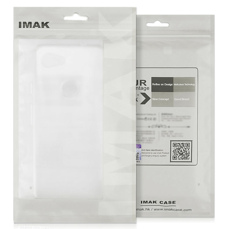 For Tecno POP 7 / POP 7 Pro IMAK UX-4 Series Four-corner Shockproof Phone Case(Transparent) by imak