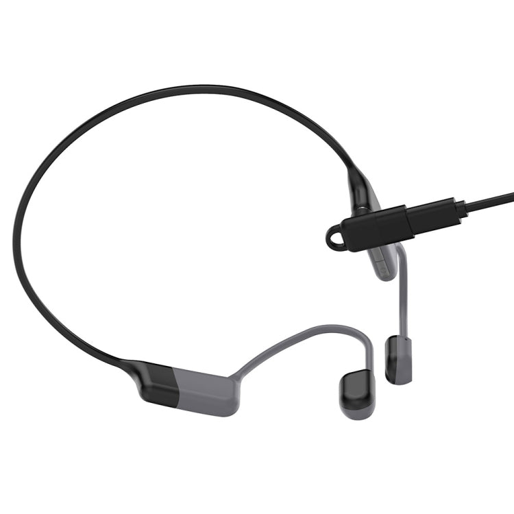 For Shokz OpenSwim Pro S710 Bone Conduction Earphone USB-C / Type-C Interface Adapter Converter(Black) by bashfashion