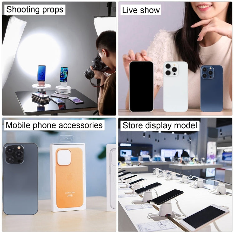 For iPhone 15 Pro Max Black Screen Non-Working Fake Dummy Display Model (Blue) by bashfashion