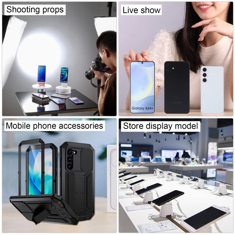 For Samsung Galaxy S24+ 5G Color Screen Non-Working Fake Dummy Display Model (Grey) by bashfashion