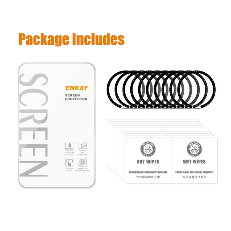 For Garmin Forerunner 955 / 955 Solar 10pcs ENKAY 3D Full Coverage Soft PC Edge PMMA HD Screen Protector Film by ENKAY