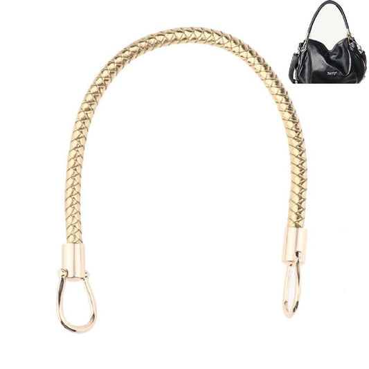Bag Accessories Women Bag Hand Strap Woven Strap(Gold) by bashfashion