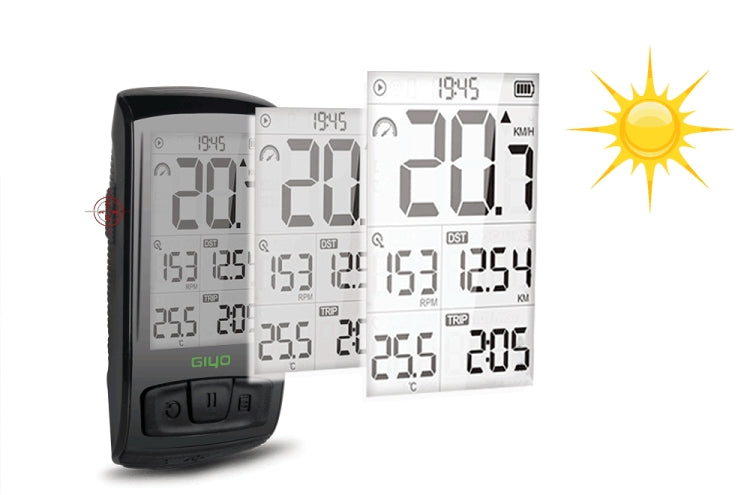 GIYO M4 Bicycle Computer Bluetooth Wireless Road Bike Speedometer Odometer by GIYO