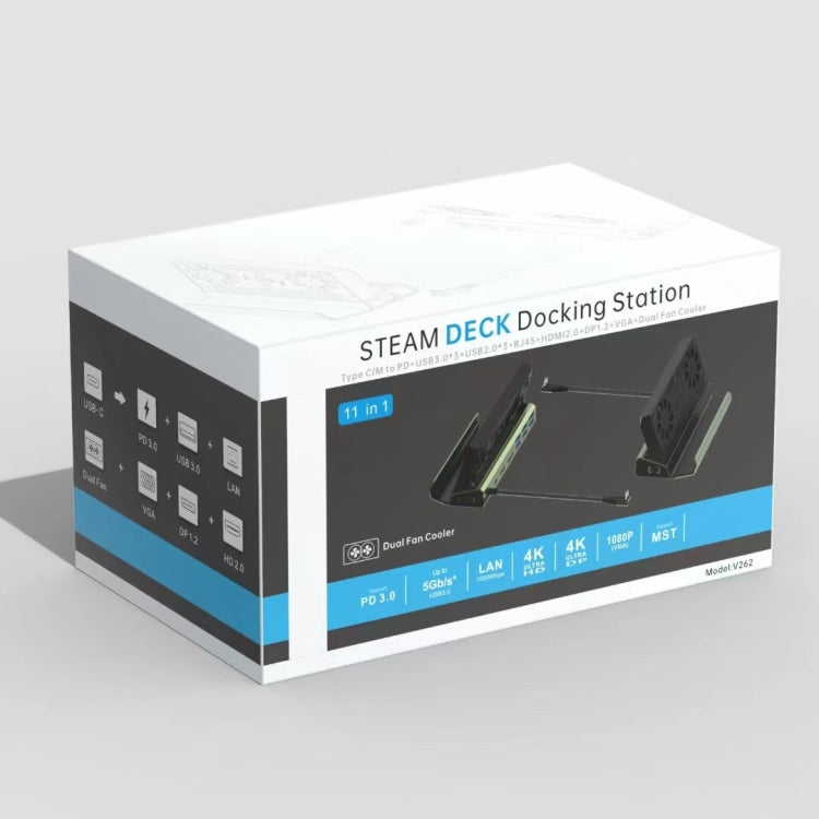 10 -in- 1 For ASUS ROG Ally 100W PD Charging Game Console Stand Multifunctional USB 3.0 Docking Station by bashfashion