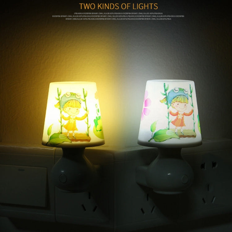 Plug-In Cup-Shaped Night Light Girl Bedroom Bedside Dim Lamp With Remote Control,CN Plug, Style: Think of Things Yellow by bashfashion