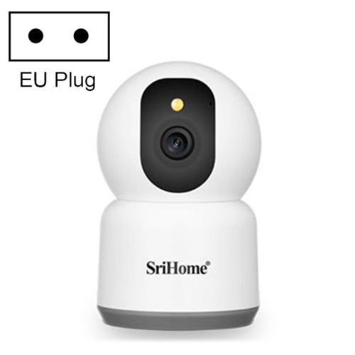 SirHome SH038 5MP QHD 5G WiFi IP Camera, Support Night Color & Motion Detection & Two Way Talk & Human Detection & TF Card, EU Plug by SriHome