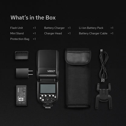 Godox V850III 2.4GHz Wireless Flash Speedlite Camera Light(UK Plug) by Godox