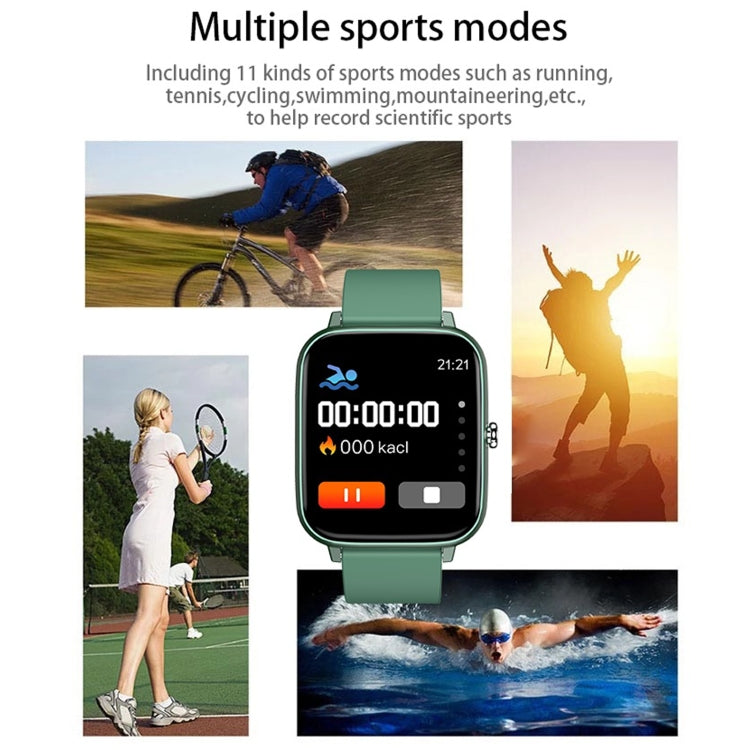 P6 1.54 inch TFT Color Screen IP68 Waterproof Smart Bracket, Support Bluetooth Call / Sleep Monitoring / Heart Rate Monitoring(Black) by bashfashion