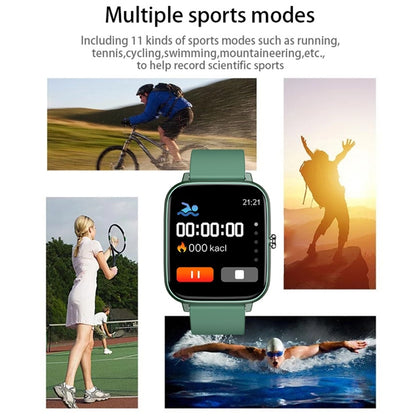 P6 1.54 inch TFT Color Screen IP68 Waterproof Smart Bracket, Support Bluetooth Call / Sleep Monitoring / Heart Rate Monitoring(Black) by bashfashion