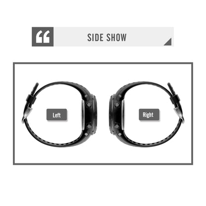 SKMEI 1773 Triplicate Round LED Dual Time Digital Display Colorful Backlight Electronic Watch(Black) by SKMEI