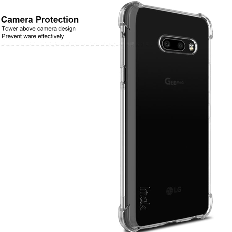 For LG G8X ThinQ / V50S ThinQ 5G IMAK All-inclusive Shockproof Airbag TPU Case with Screen Protector(Transparent) by imak