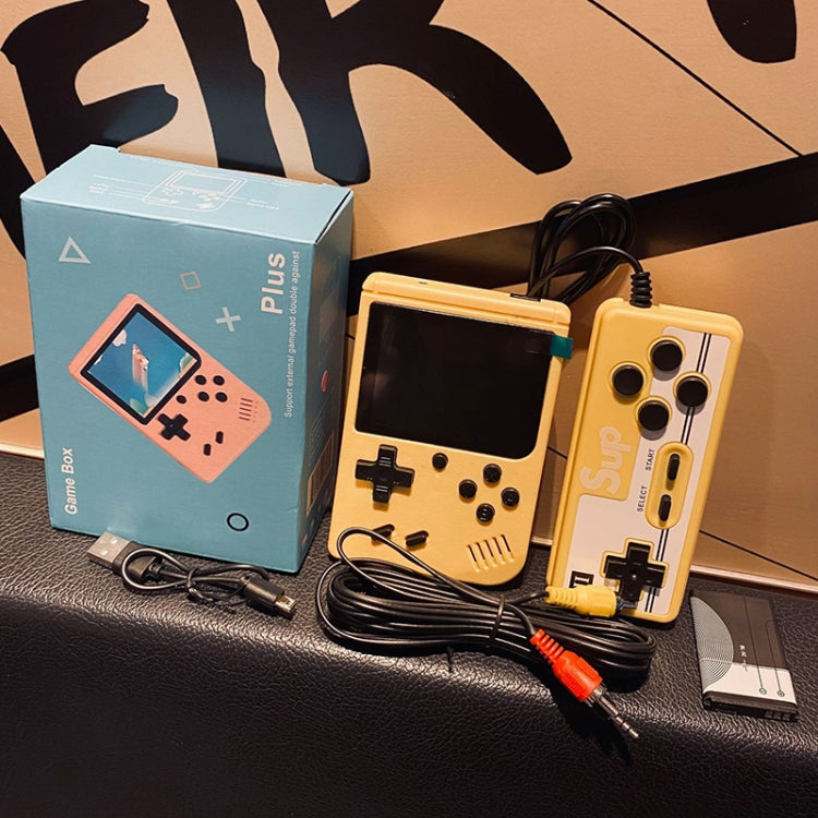 MK800 Doubles 3.0 inch Macaron Mini Handheld Game Console Built-in 800 Games(Grey) by bashfashion