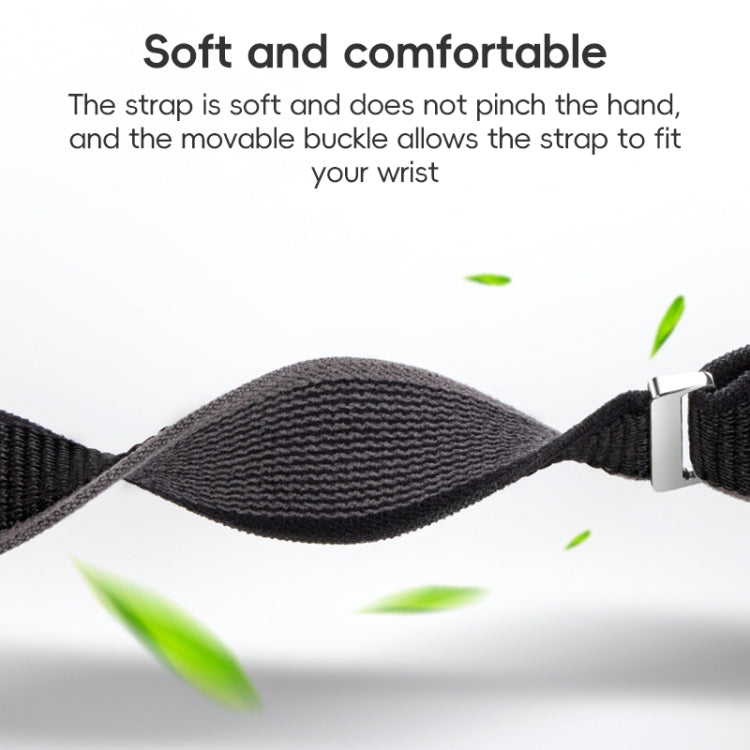 For Apple Watch Ultra 49mm Dual-Section Loop Nylon Watch Band(Black Unity) by bashfashion