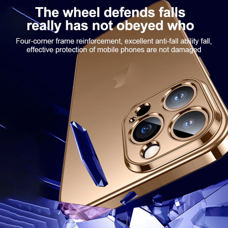 For iPhone 16 Plus SULADA Natural Color Series Electroplating Frosted TPU Phone Case(Gold) by SULADA