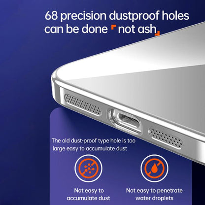 For iPhone 17 Pro Max SULADA Shine Through Series Plating TPU Transparent Phone Case(Silver) by SULADA