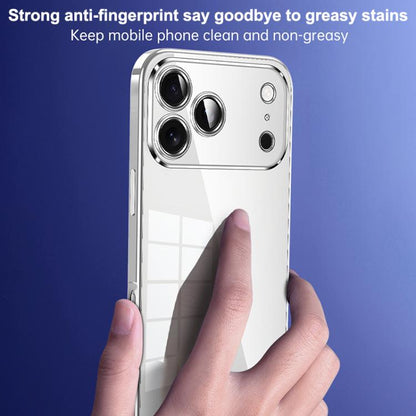 For iPhone 17 Pro Max SULADA Shine Through Series Plating TPU Transparent Phone Case(Space Black) by SULADA