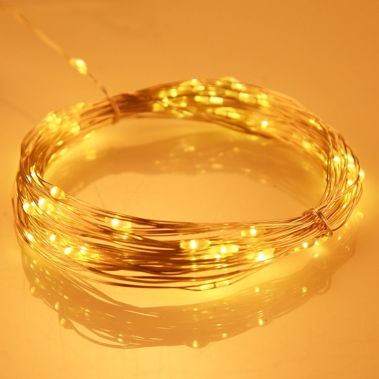 10m IP65 Waterproof Colorful Light Solar Panel Silver Wire String Light, 100 LEDs SMD 0603 Fairy Lamp Decorative Light by bashfashion