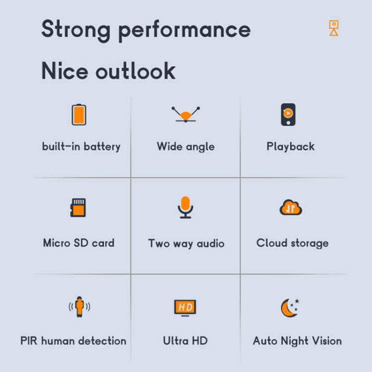 CAMSOY S50 1440P WiFi Wireless Network Action Camera Wide-angle Recorder with Mount by CAMSOY