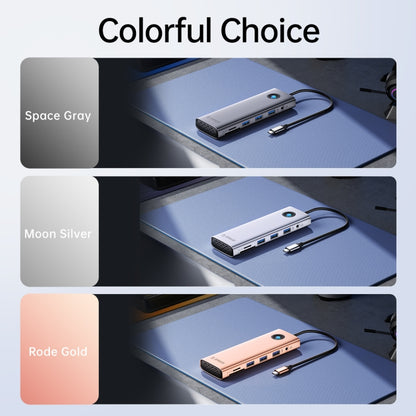 ORICO PW11-8PC Type-C / USB-C 8-in-1 5Gbps Multifunction Docking Station(Dark Gray) by ORICO