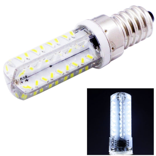 E14 3.5W 200-230LM Corn Light Bulb, 72 LED SMD 3014, White Light, Adjustable Brightness, AC 220V by bashfashion