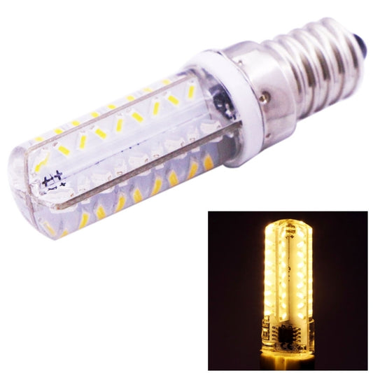 E14 3.5W 200-230LM Corn Light Bulb, 72 LED SMD 3014, Warm White Light, Adjustable Brightness, AC 220V by bashfashion