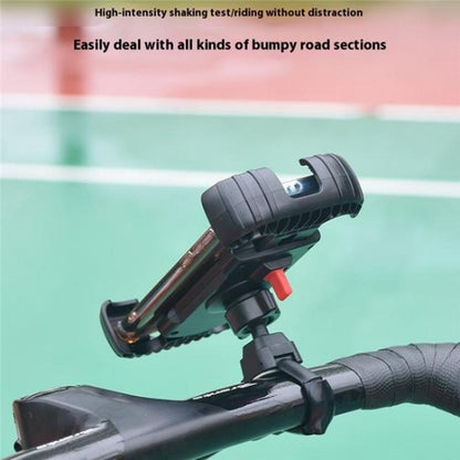 Z012 360 Degree Rotation Motorcycle Bicycle Handlebar Rearview Mirror Phone Mount(Handlebar) by bashfashion