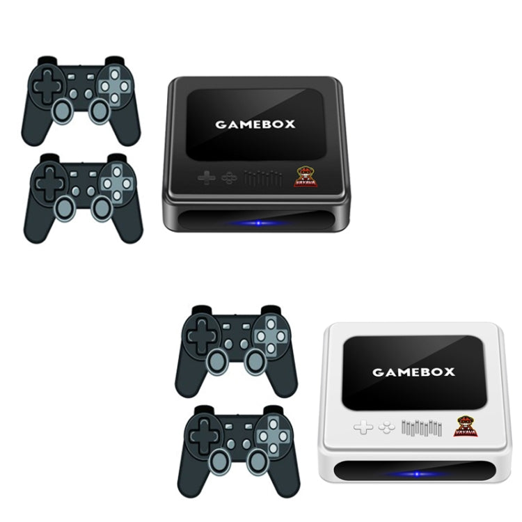 GD10 64G Built-In 30000+ Games Dual System Set-Top Box 3D Home 4K HD TV Game Console Box EU Plug(Black) by ANBERNIC