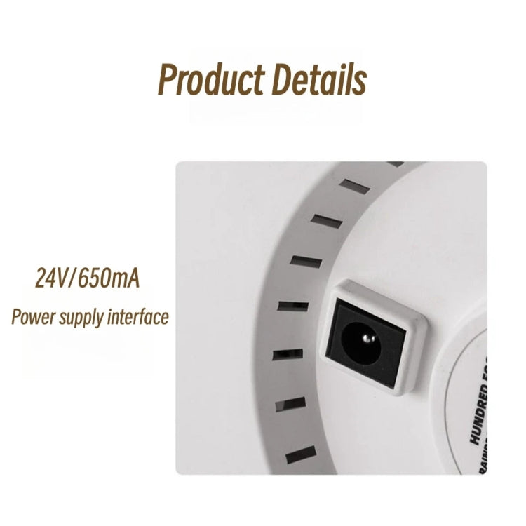 UFO Water Drop Aromatherapy Humidifier Desktop Remote Control Diffuser, Plug: EU Plug(White) by bashfashion