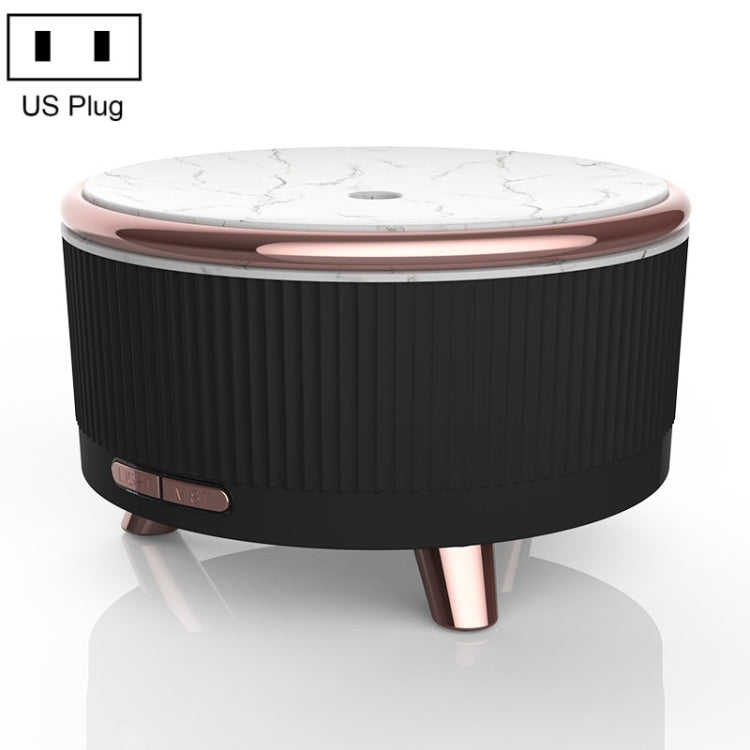 Ultrasonic Aromatherapy Diffuser Humidifier Essential Oil Diffuser US Plug(Advanced Black) by bashfashion