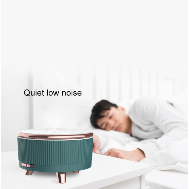 Ultrasonic Aromatherapy Diffuser Humidifier Essential Oil Diffuser US Plug(Emerald) by bashfashion