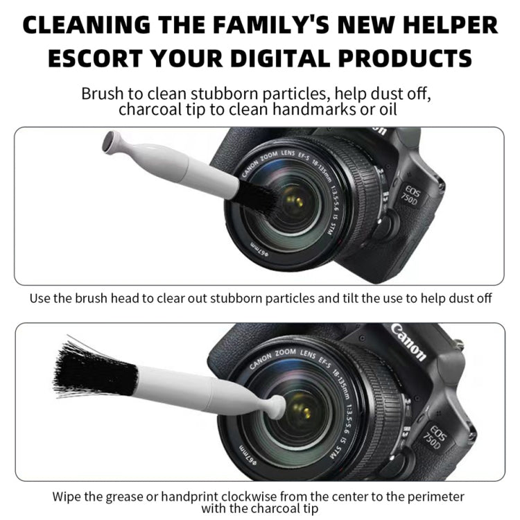 Q6S 10-in-1 Bluetooth Headphone Cleaning Pen Mobile Computer Keyboard Screen Digital Camera Cleaning Kit(Blue) by bashfashion