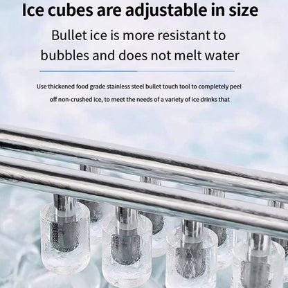 Small Multifunctional Remote Control Ice Maker(US Plug) by bashfashion