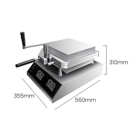Japanese Paper Thin Seafood Cracker Pancake Machine UK Plug 220V 2800W by bashfashion