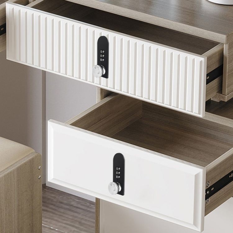 Home Drawer Locker Mechanical Dial And Quarter Turn Combination Lock, Style: Left Turn by bashfashion