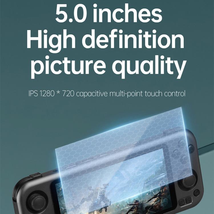 CB408 4.7-inch Touch Screen Handheld Game Console Supports WiFi Android 11 +Linux System 128G(Blue) by bashfashion