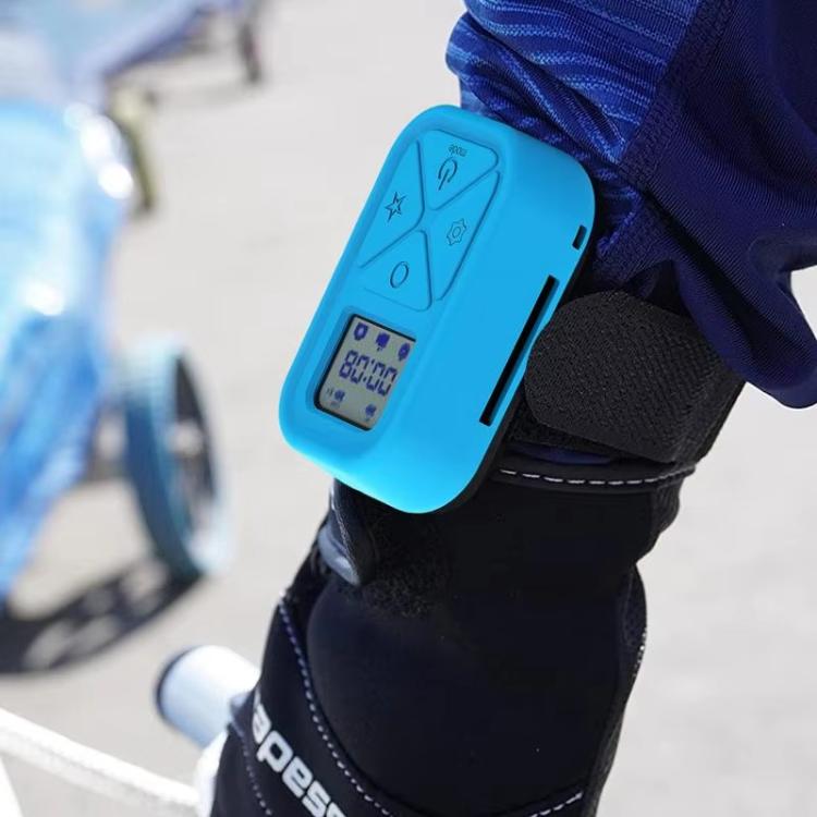 For TELESIN T10 Remote Control Silicone Protective Case Anti-scratch and Drop-proof Cover(Blue) by bashfashion