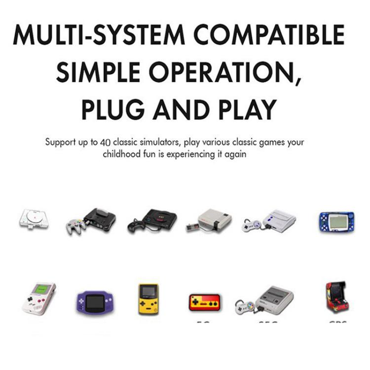 M10 Pro 4K TV Game Player 3D HD Retro Video Game Console 256G With Charged Controller by bashfashion