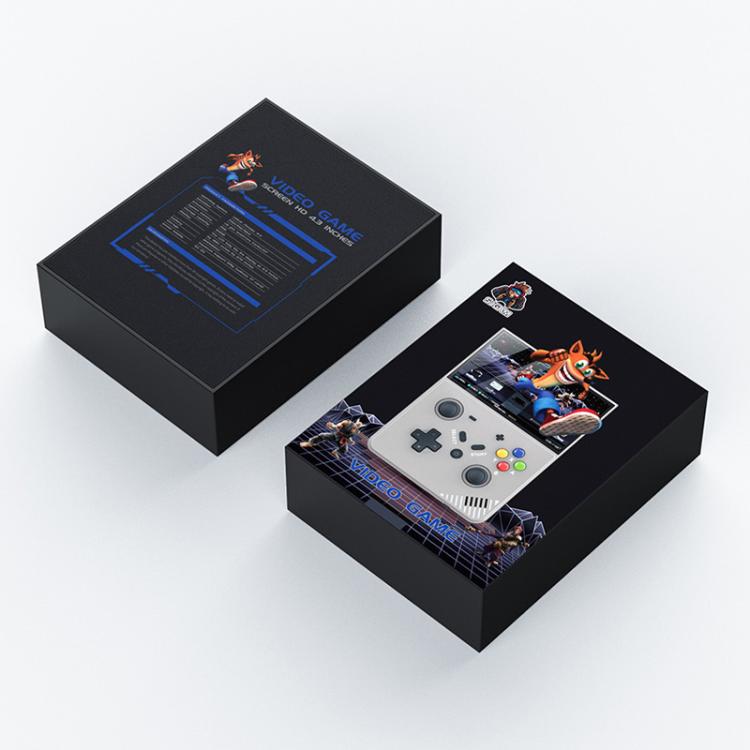 R43 Pro Handheld Game Console 4K HD 4.3-Inch Screen Home Portable Video Game Player, Spec: Gray 64G by bashfashion