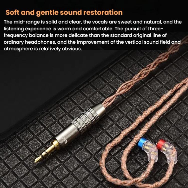 CVJ VS400 Interchangeable Audio Plug Oxygen-Free Copper Headphone Upgrade Cable, Style: Type-C S Pin by CVJ