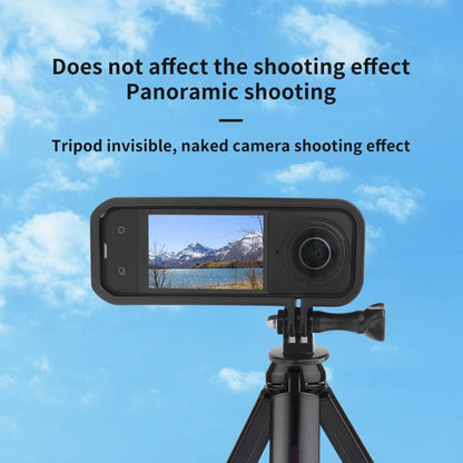 For Insta360 X5 360 Camera CQT Expandable Protective Cage Shockproof Case Horizontal Orange by CQT