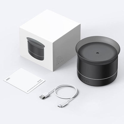 200ml Sea of Clouds Aroma Diffuser Essential Oil Humidifier with 7-Color Mood Lights USB-Powered, Color: Black by bashfashion